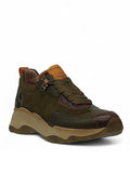 HISPANITAS CHI254320 C002 BOLERO-125 AVELLANA VELOUR-125 ARMY SNEAKERS