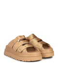 UGG 1167430 W GOLDENGLOW SLIDE DND ΜΠΕΖ  FLATFORMS