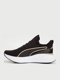 PUMA 313719 01 Softride Sabrina Polchro WNS Γυναικεία Sneakers Black White Gold