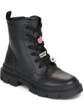 GEOX J660KH 0003W C9999 Black Karsyn Girl Booties