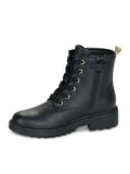 GEOX J6620G C9258 Black/Light Gold Casey Girl Boots