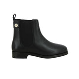 TOMMY HILFIGER FW0FW08184 STUD LEATHER LOW CHELSEA BOOTS BLACK
