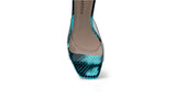 GLAMAZONS GREECE BLUE TRANSPARENT LEATHER