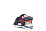 GEOX B154LA NAVY/RED