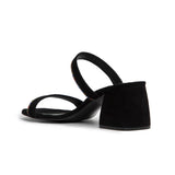 RAINBOWAVE BLACK SUEDE MULE GLAMAZONS