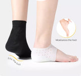 INVISIBLE HEEL HEIGHT INCREASE SOCKS TRANSPARENT