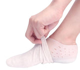 INVISIBLE HEEL HEIGHT INCREASE SOCKS TRANSPARENT