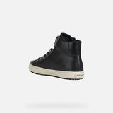 GEOX J044GA BLACK/DK SILVER J KALISPERA GIRL