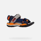 GEOX J150RA NAVY/ORANGE