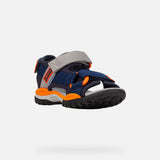 GEOX J150RA NAVY/ORANGE
