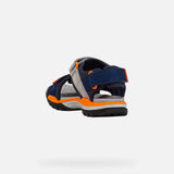 GEOX J150RA NAVY/ORANGE