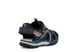 GEOX J250RB NAVY/RED 014ME C0735 BOREALIS