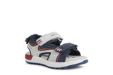 GEOX J25AVA LT GREY/NAVY 022BC C1297 ALBEN