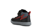 GEOX J264AA 0MEFU C6252 BLACK/RED ARZACH